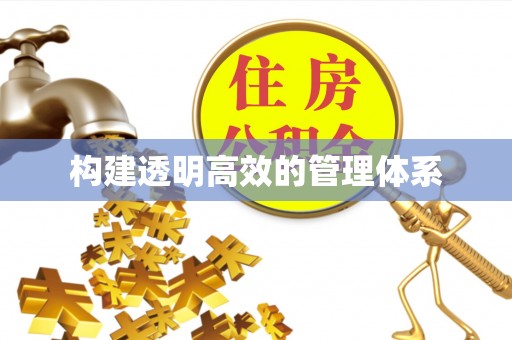 沧州构建透明高效的管理体系