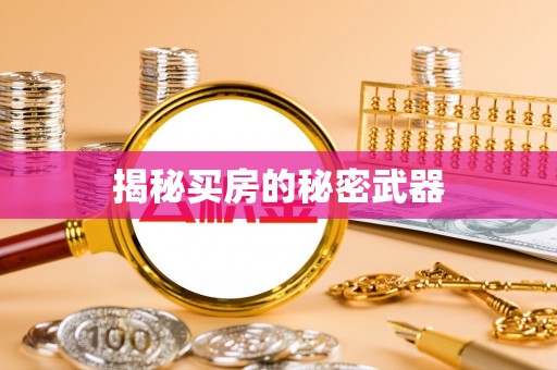 沧州揭秘买房的秘密武器