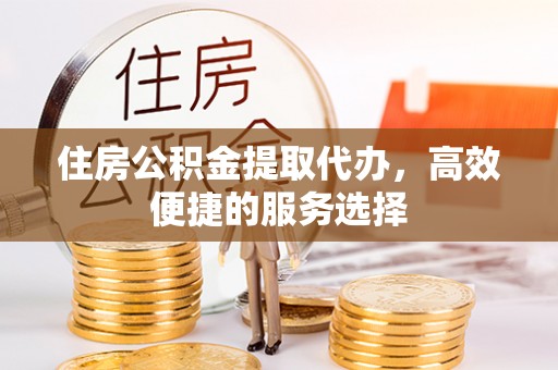 沧州住房公积金提取代办，高效便捷的服务选择