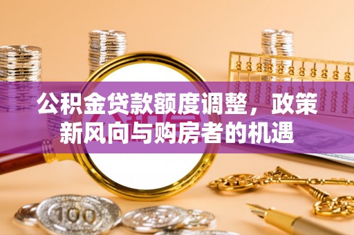 沧州公积金贷款额度调整，政策新风向与购房者的机遇
